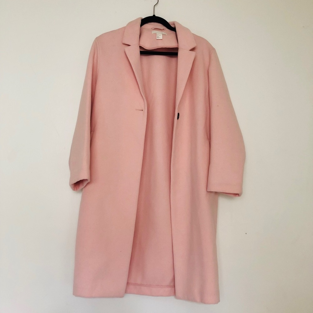 H&M Oversized Pink Coat